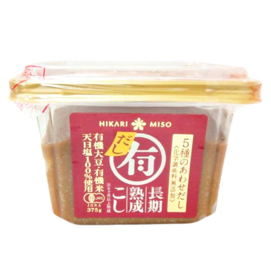 Organic Miso With Dashi Fish Stock / Soy Bean Paste 375G