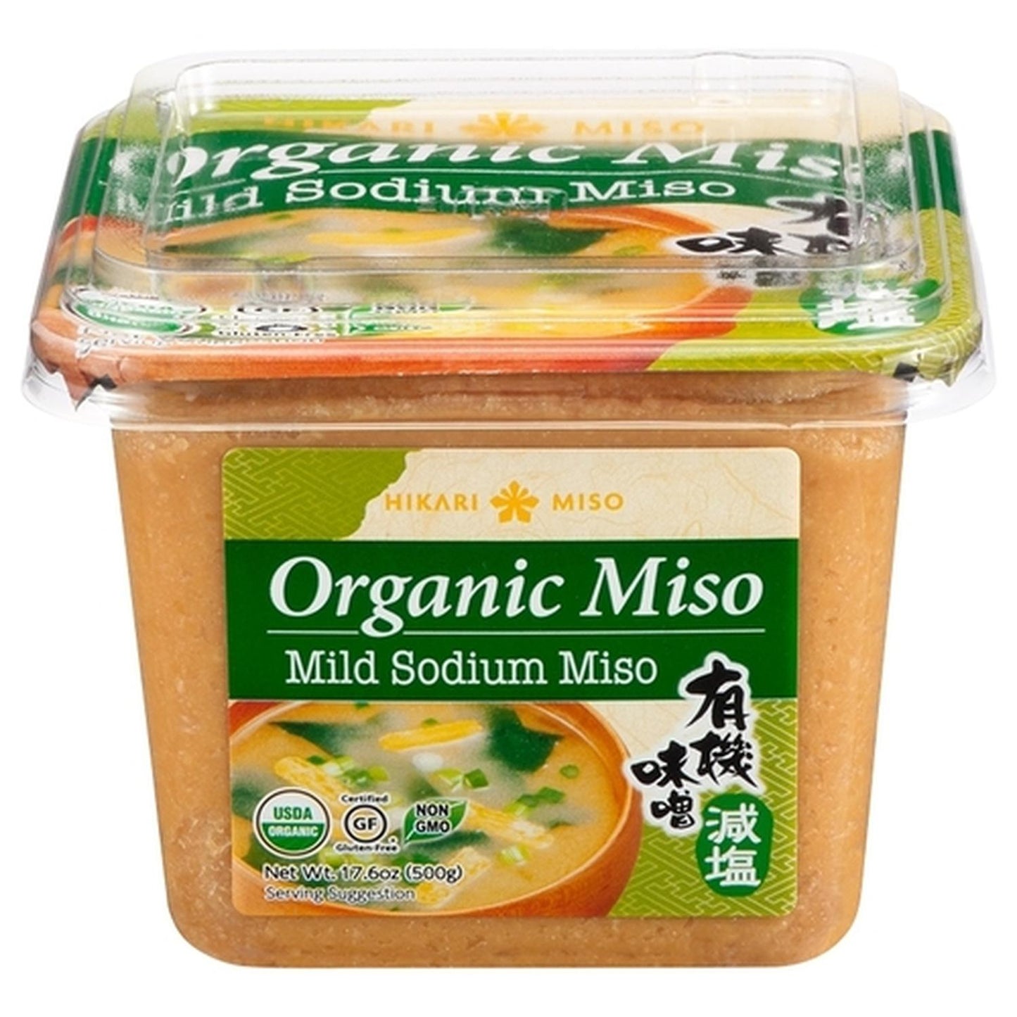 ORGANIC MILD MISO LESS SALT / SOY BEAN PASTE 500g