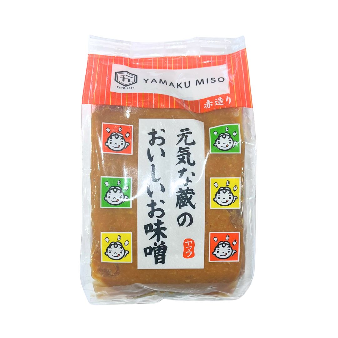 Genki Kura Delicious Red Miso / Soybean Paste 450G
