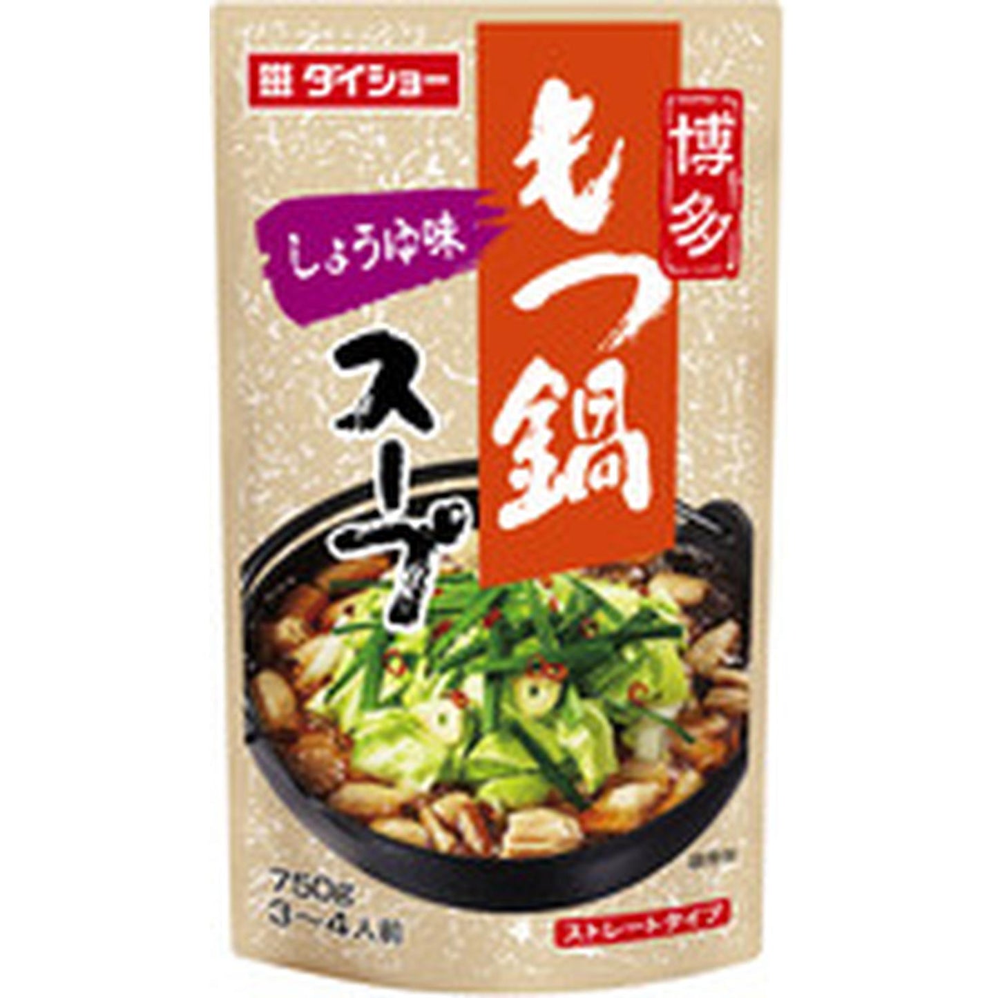 Hot Pot Soup Base Soy Sauce (Motsu Nabe) 750G