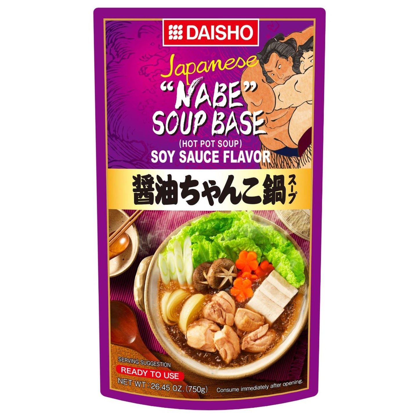 Hot Pot Soup Base Soy Sauce (Chanko Shoyu Nabe) 750G
