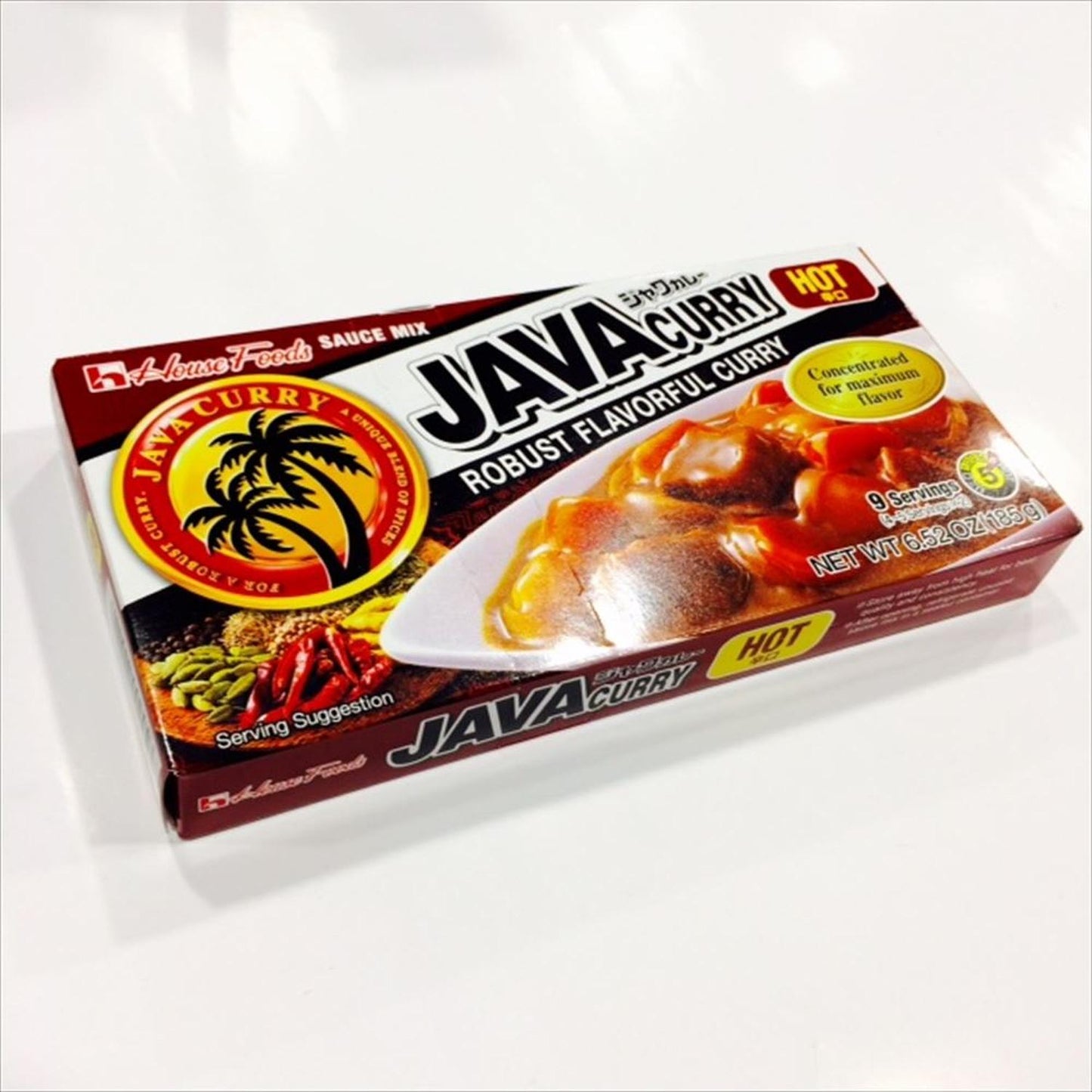 CURRY ROUX HOT (JAVA CURRY) 185g