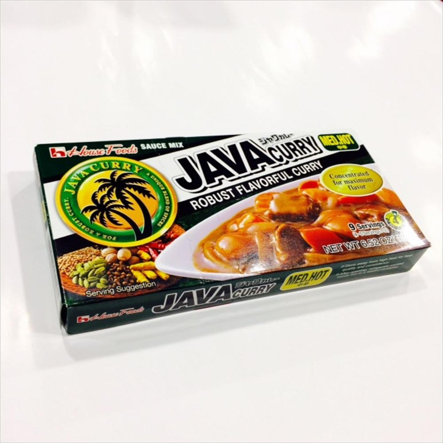 CURRY ROUX MEDIUM HOT (JAVA CURRY) 185g