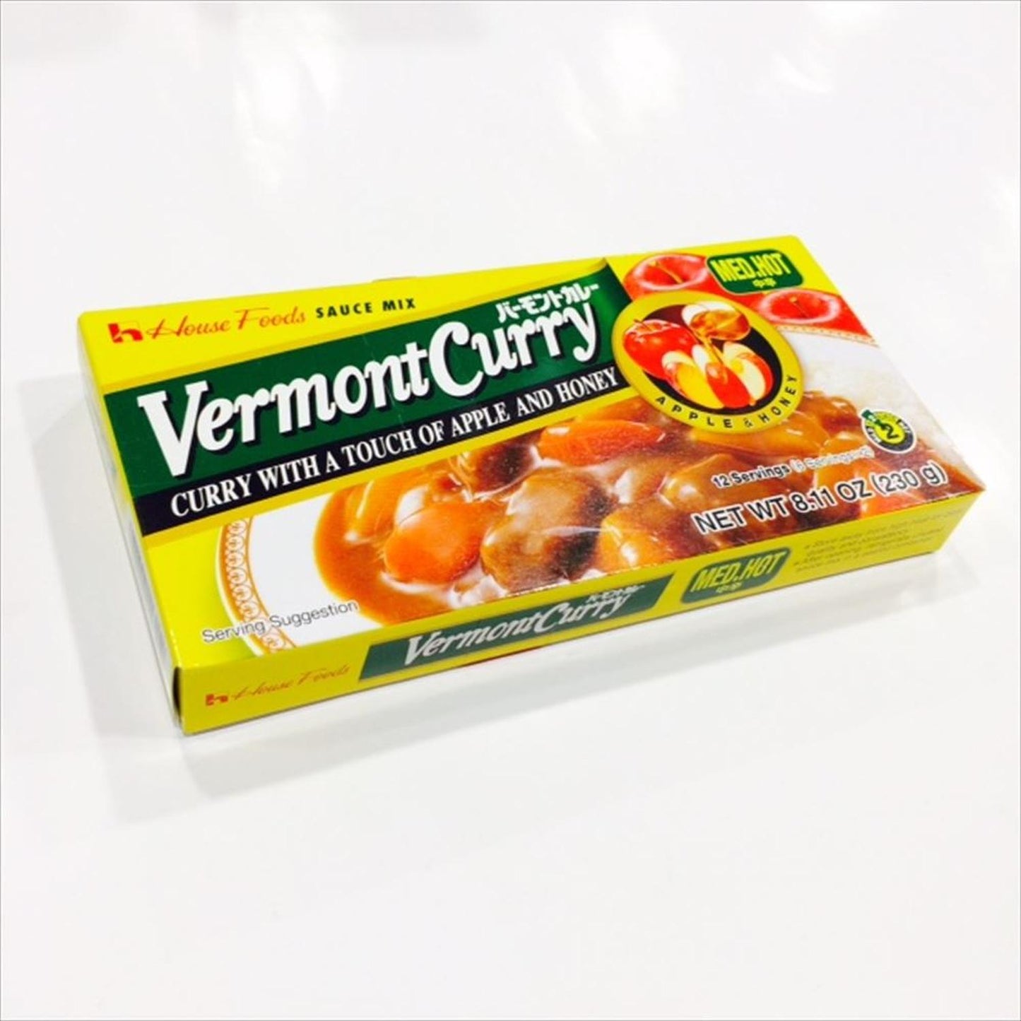 CURRY ROUX MEDIUM HOT (VERMONT CURRY) 230g