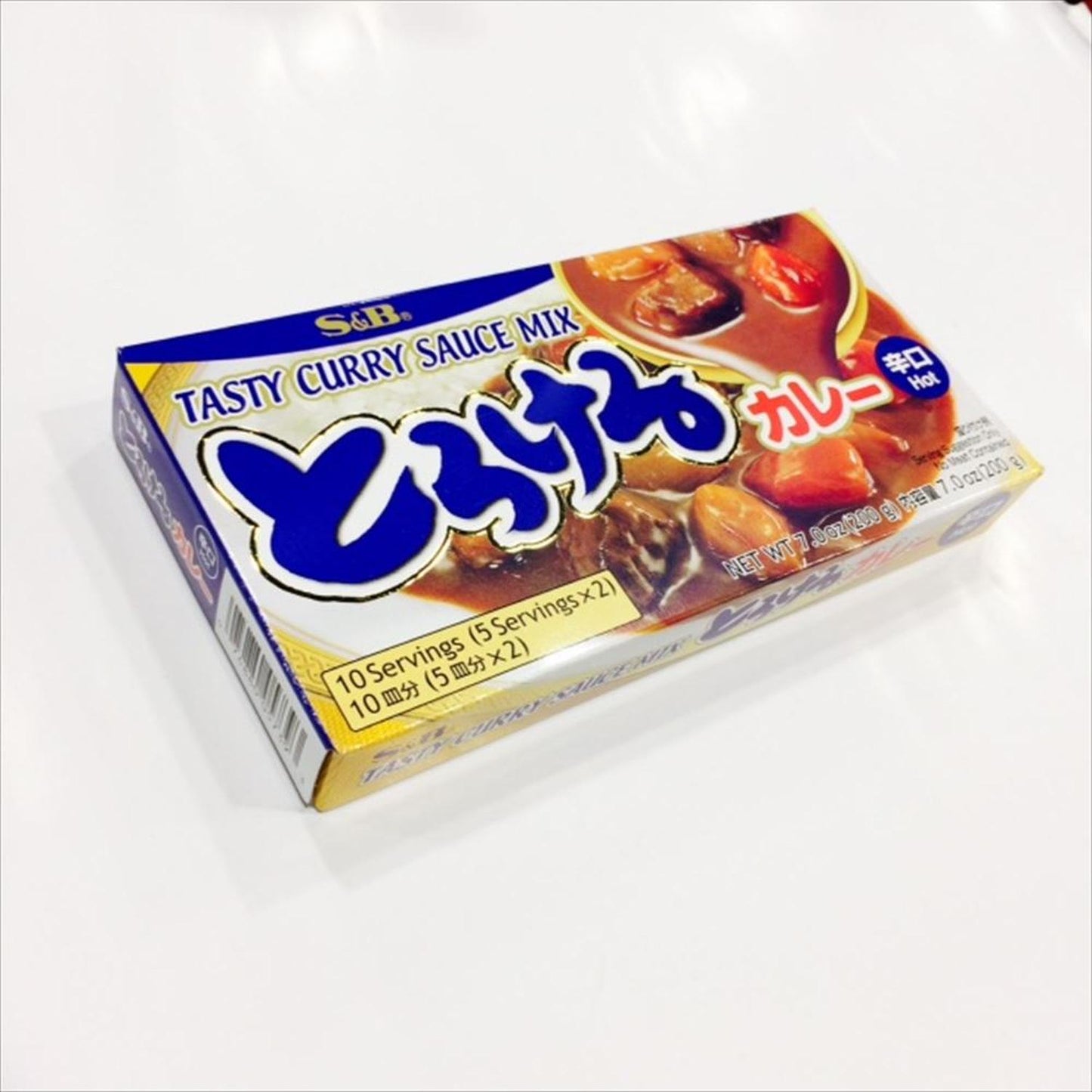 CURRY ROUX HOT (TOROKERU CURRY) 200g