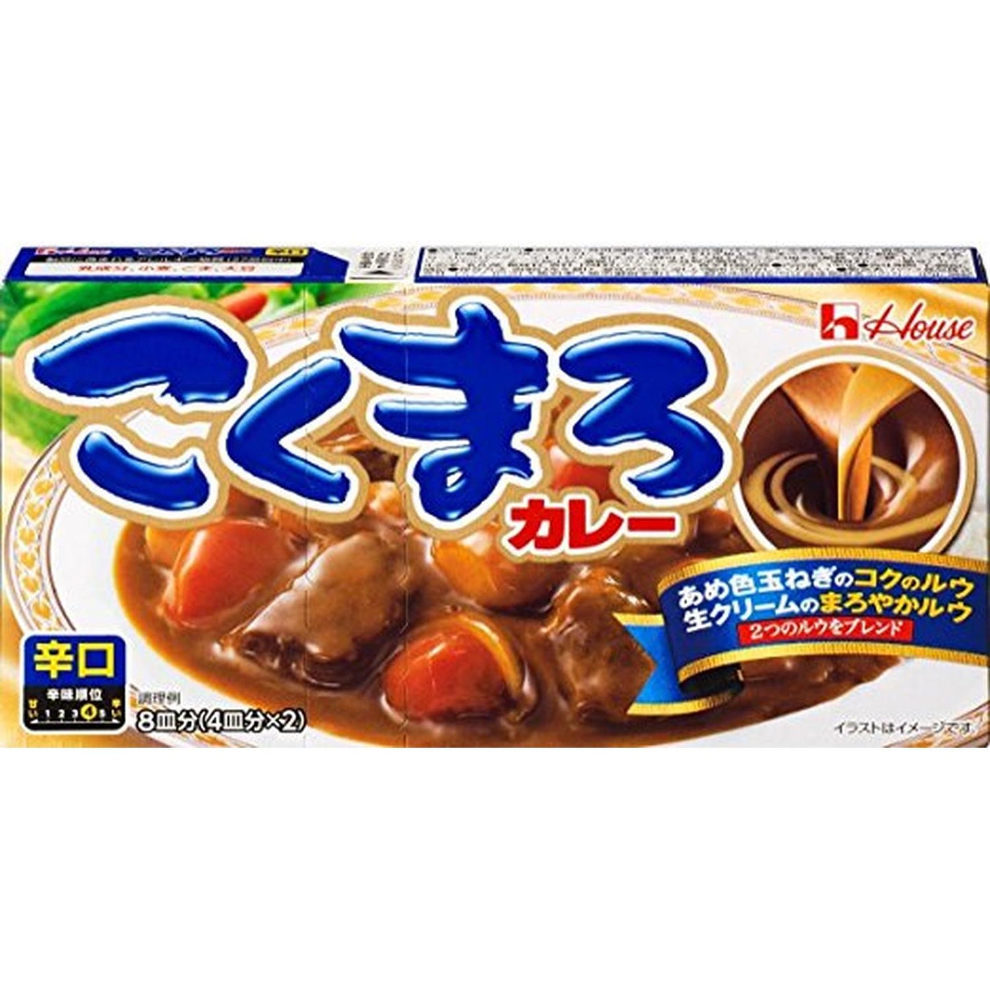 CURRY ROUX HOT (KOKUMARO CURRY) 140g