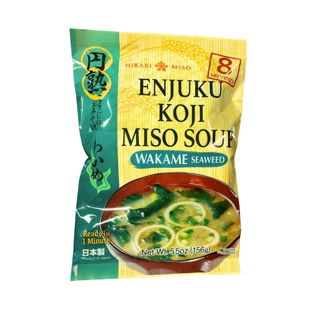 All Natural Enjuku Miso Soup 8P Wakame 156G