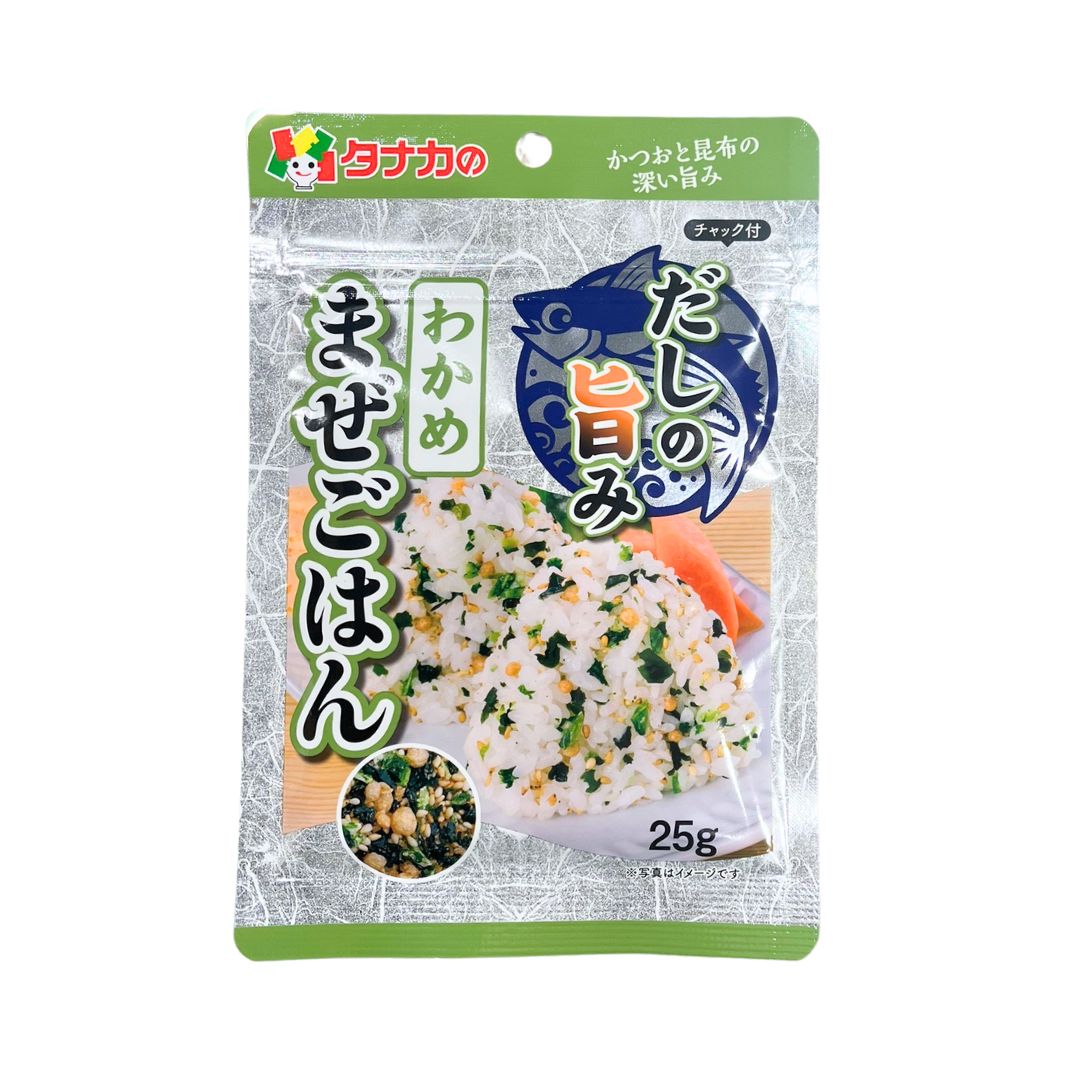 DASHI NO UMAMI MAZEGOHAN WAKAME SEAWEED / RICE SEASONING 25g