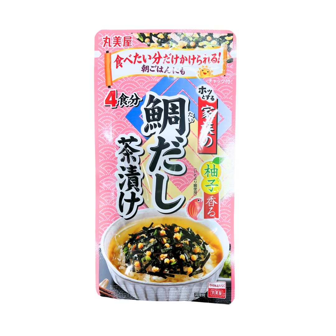 KAZOKU NO YUZUKAORU TAI DASHI CHAZUKE LARGE POUCH / RICE SEASONING 25g