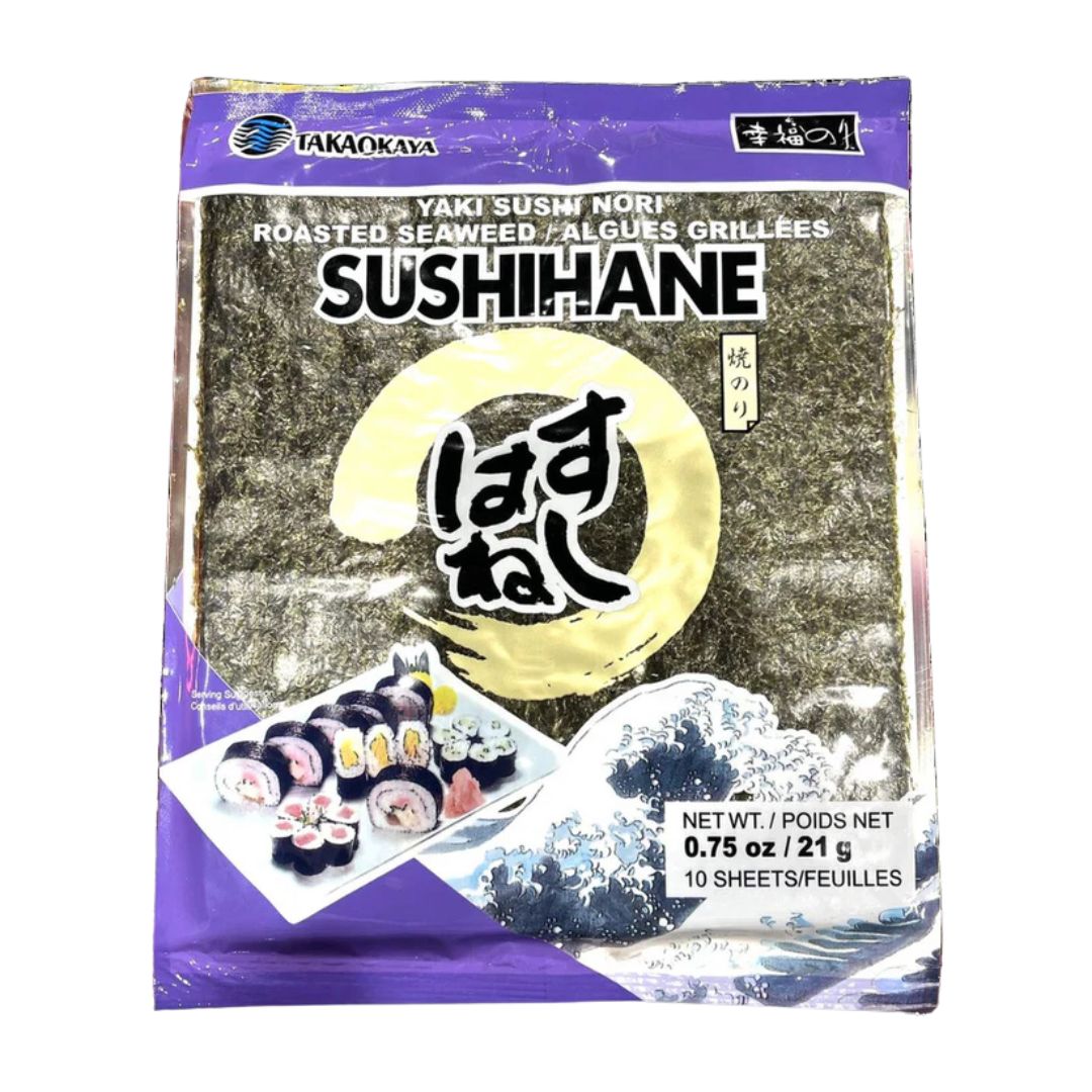 ROASTED SEAWEED GREEN (YAKI NORI SUSHI HANE) 10s