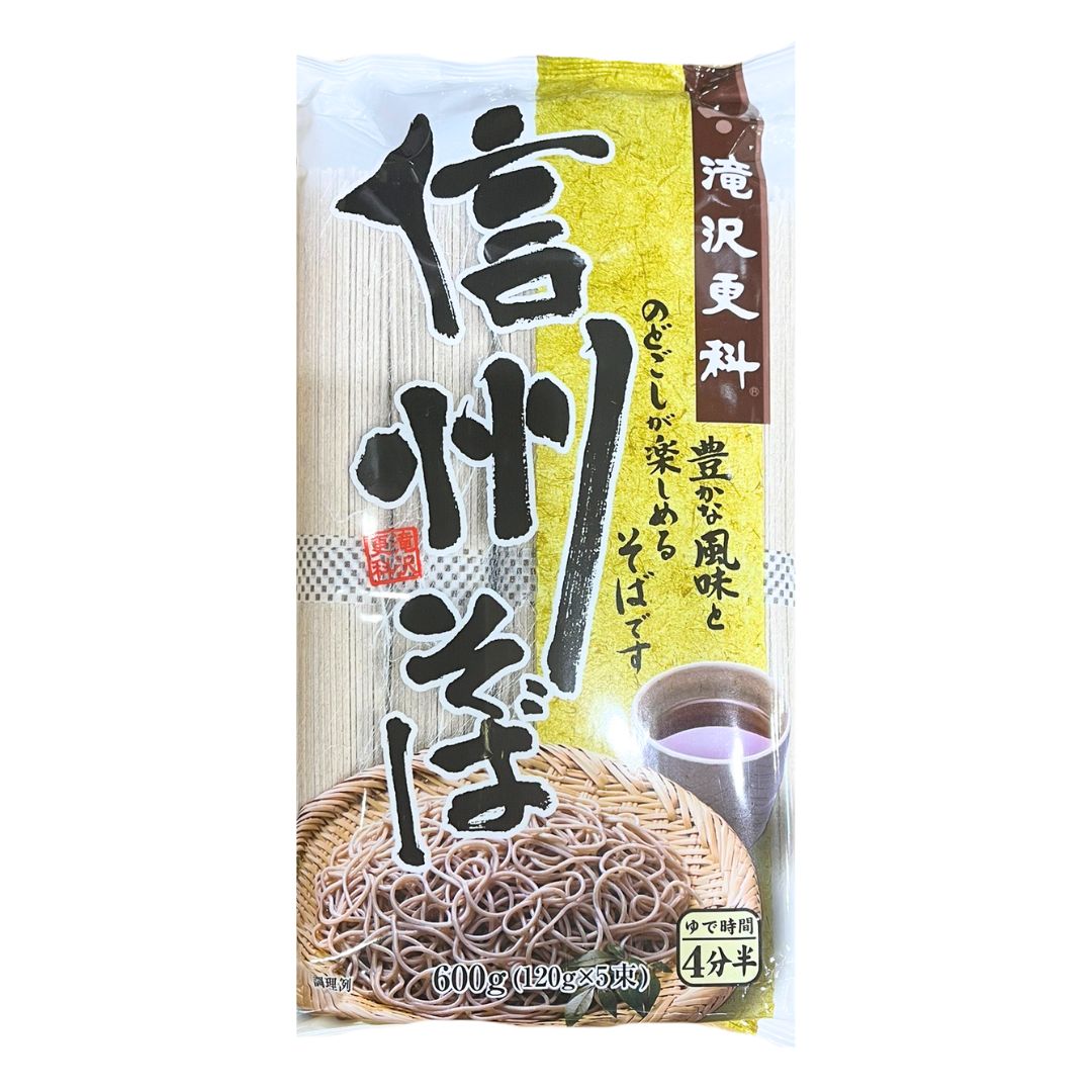 DRIED SOBA NOODLE (SHINSHU SOBA) 600g