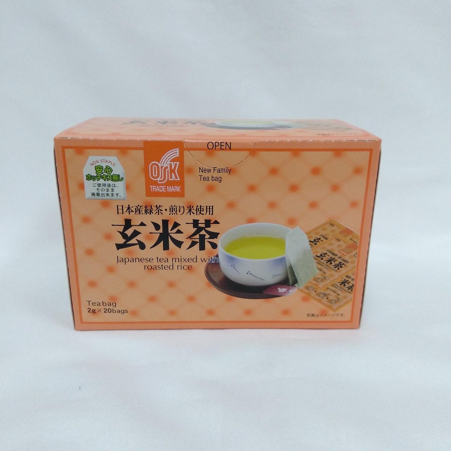 ROASTED GREEN TEA BAG (GENMAI CHA 20p) 2g x 20