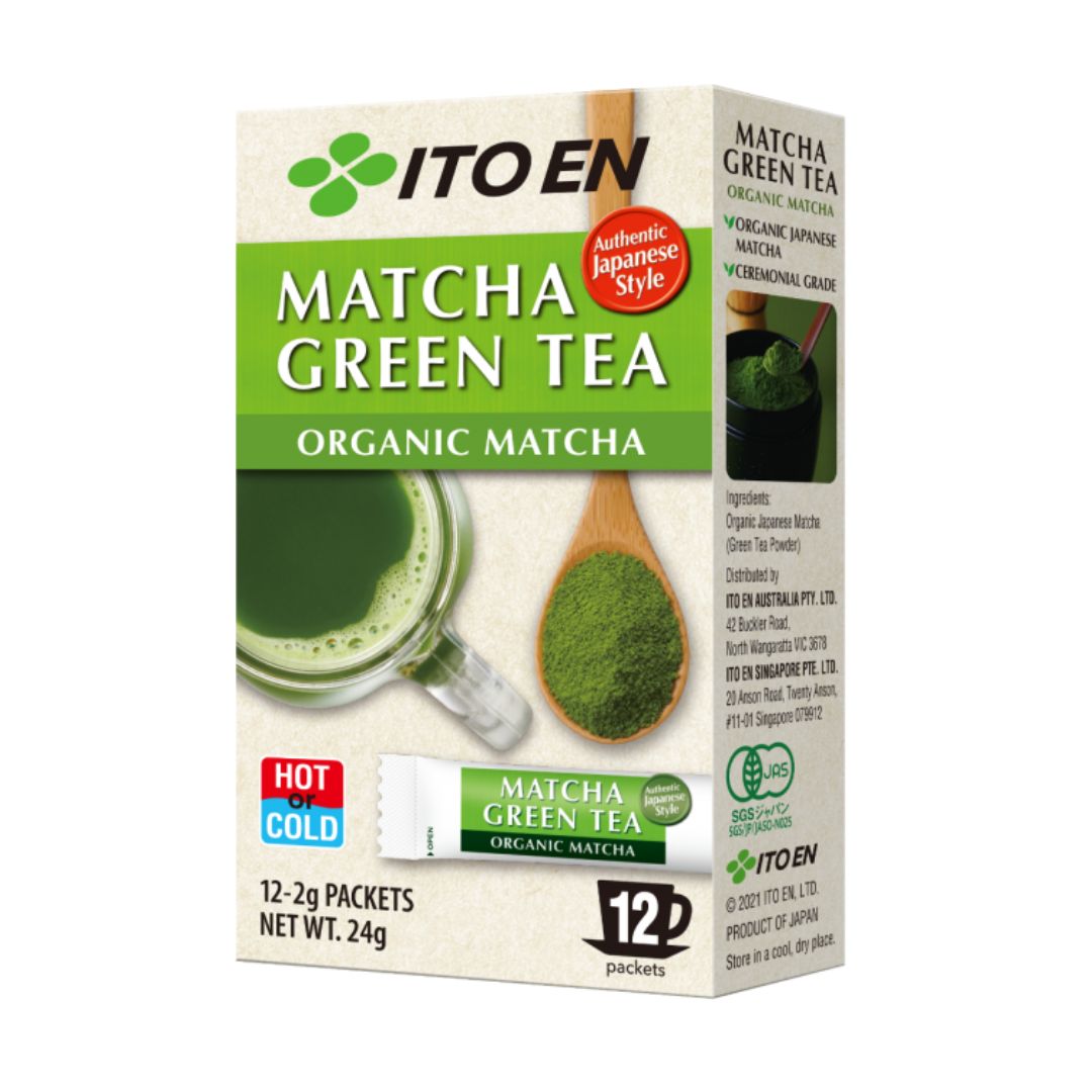MATCHA GREEN TEA ORGANIC MATCHA STICK / GREEN TEA POWDER 2g x 12p