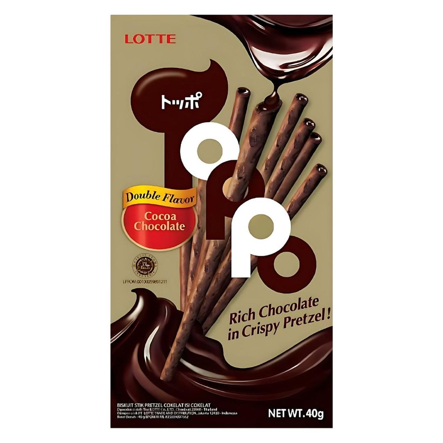 CHOCOLATE SNACK (TOPPO DOUBLE CHOCOLATE) 40g