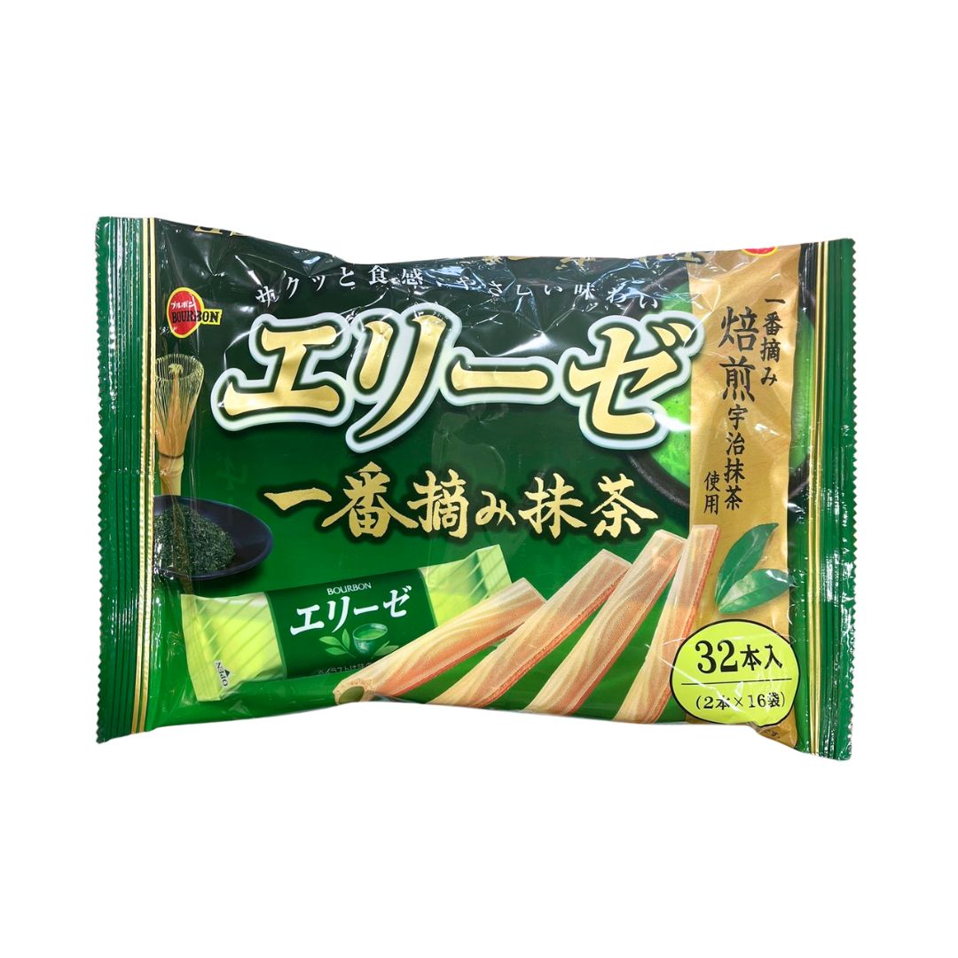 ELISE MATCHA ICHIBAN TSUMI MATCHA / CHOCOLATE SNACK 115g