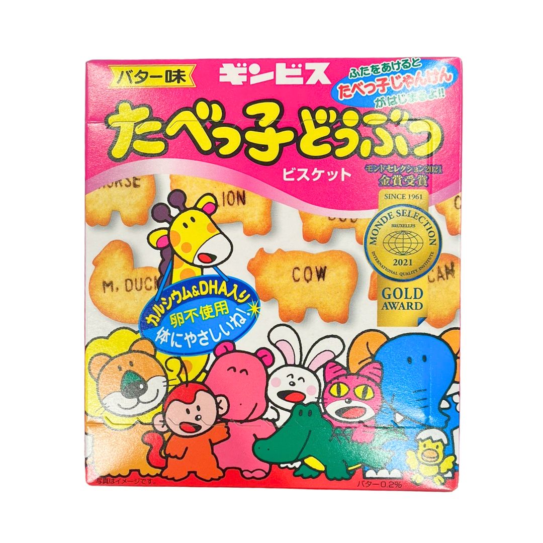 Tabekko Dobutsu Butter Flavour / Biscuit 63G