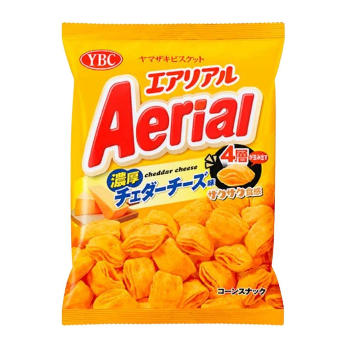 Aerial Layered Snack - Rich Cheddar Flavour / Corn Snack 65G