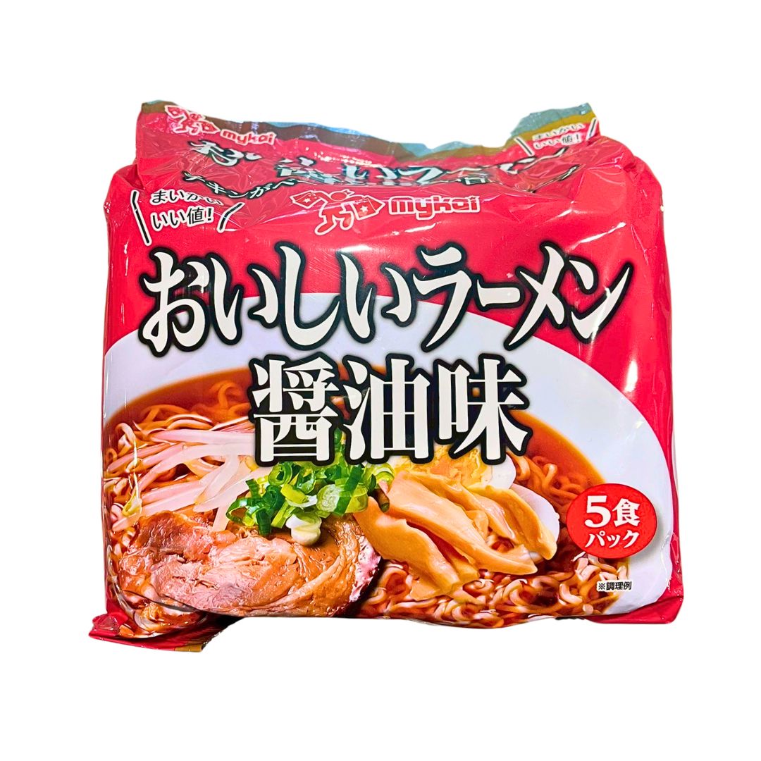 Oishii Ramen Soy Sauce Flavour / Instant Noodles 5P