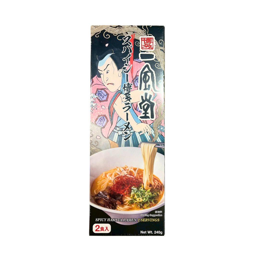 SPICY HAKATA RAMEN 2 SHOKU (PLANT BASE) / INSTANT NOODLE 240g