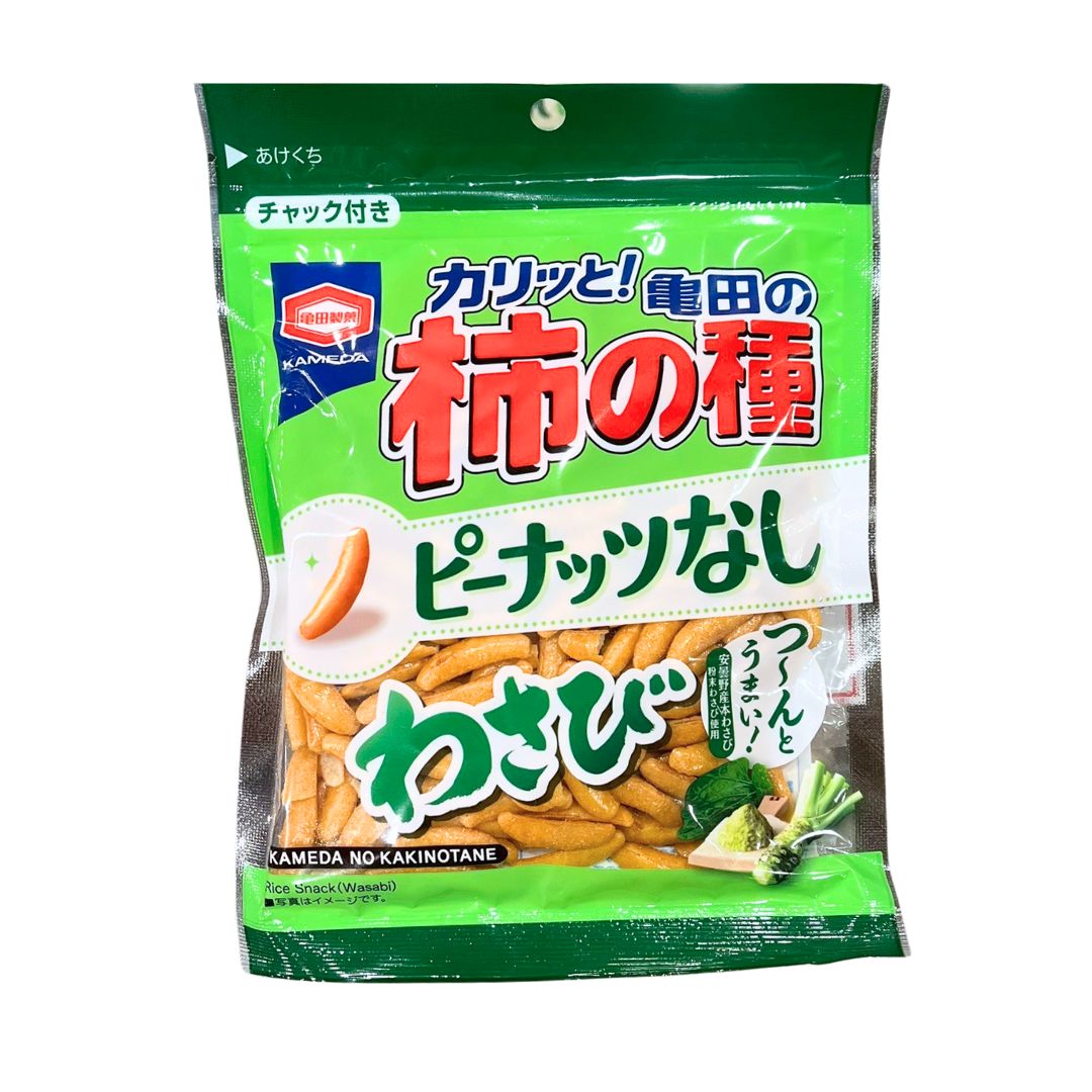 KAKI NO TANE WITHOUT PEANUTS WASABI / RICE CRACKER 91g
