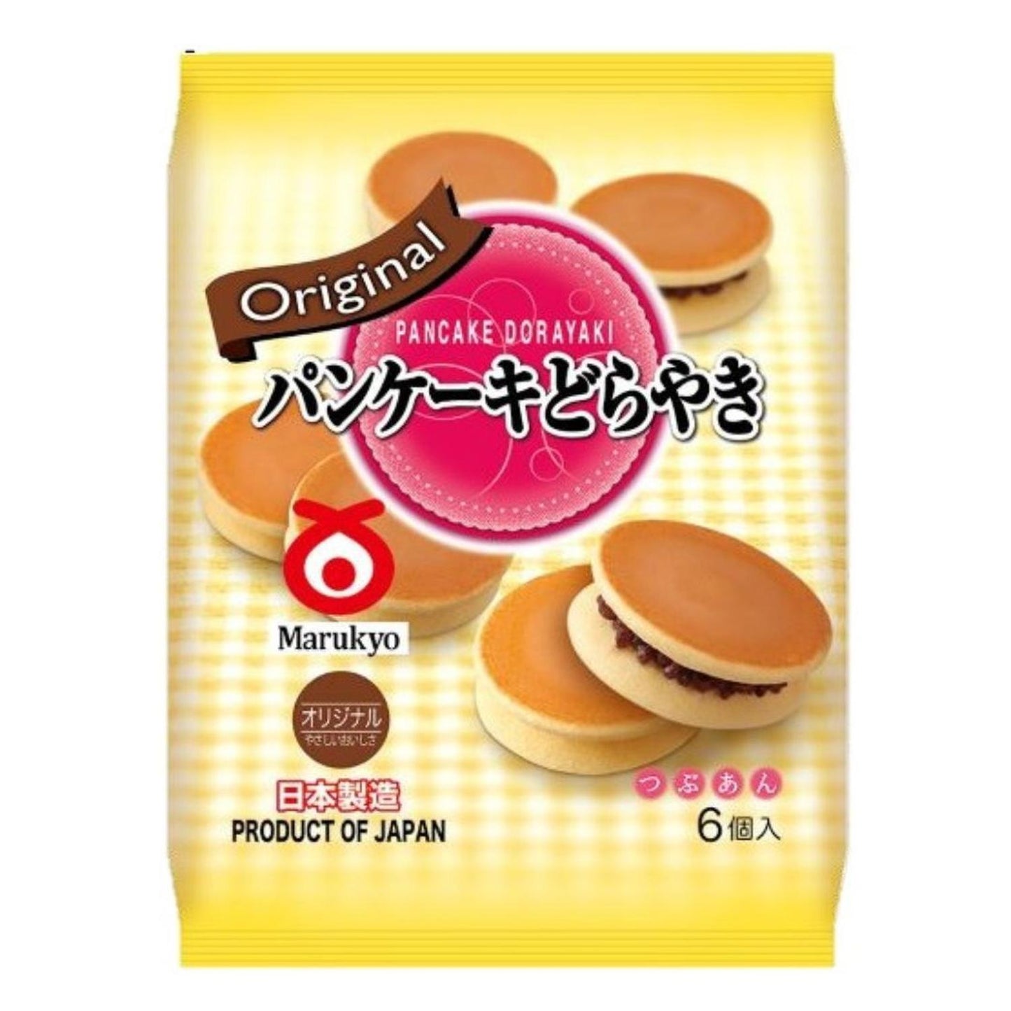 PANCAKE DORAYAKI 6P (ORIGINAL) / FR SWEET BEAN WHEAT CAKE 310g
