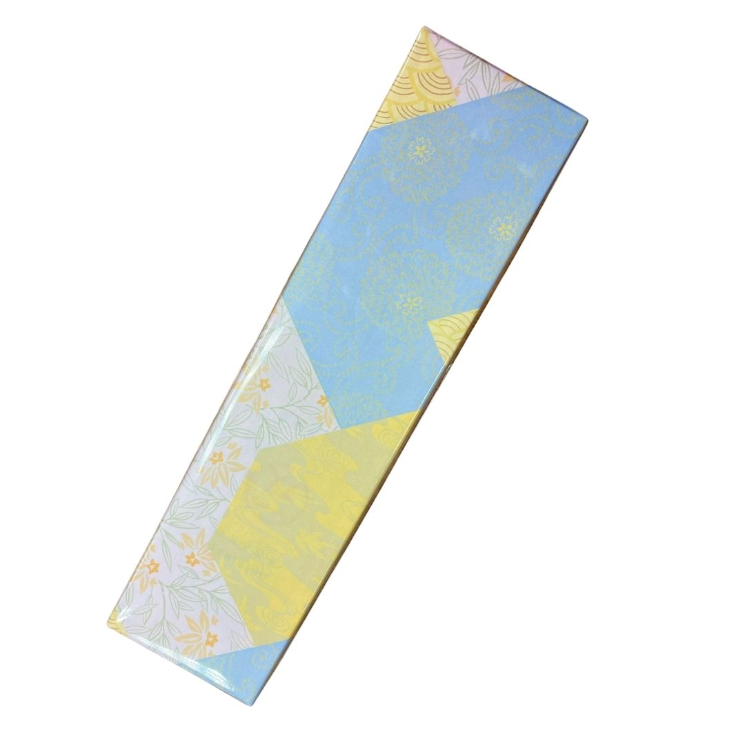 Wakasa Lacquerware Chopsticks In A Wooden Box Shokei Blue & Red, Pair / Chopsticks 1