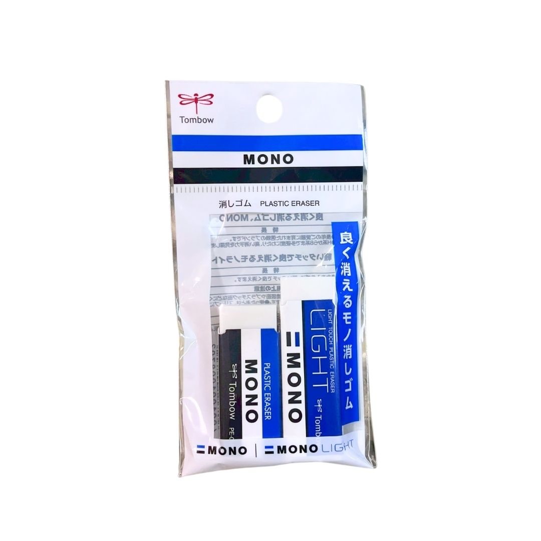 Plastic Eraser PE-01A-1P + PE-LTS-1P