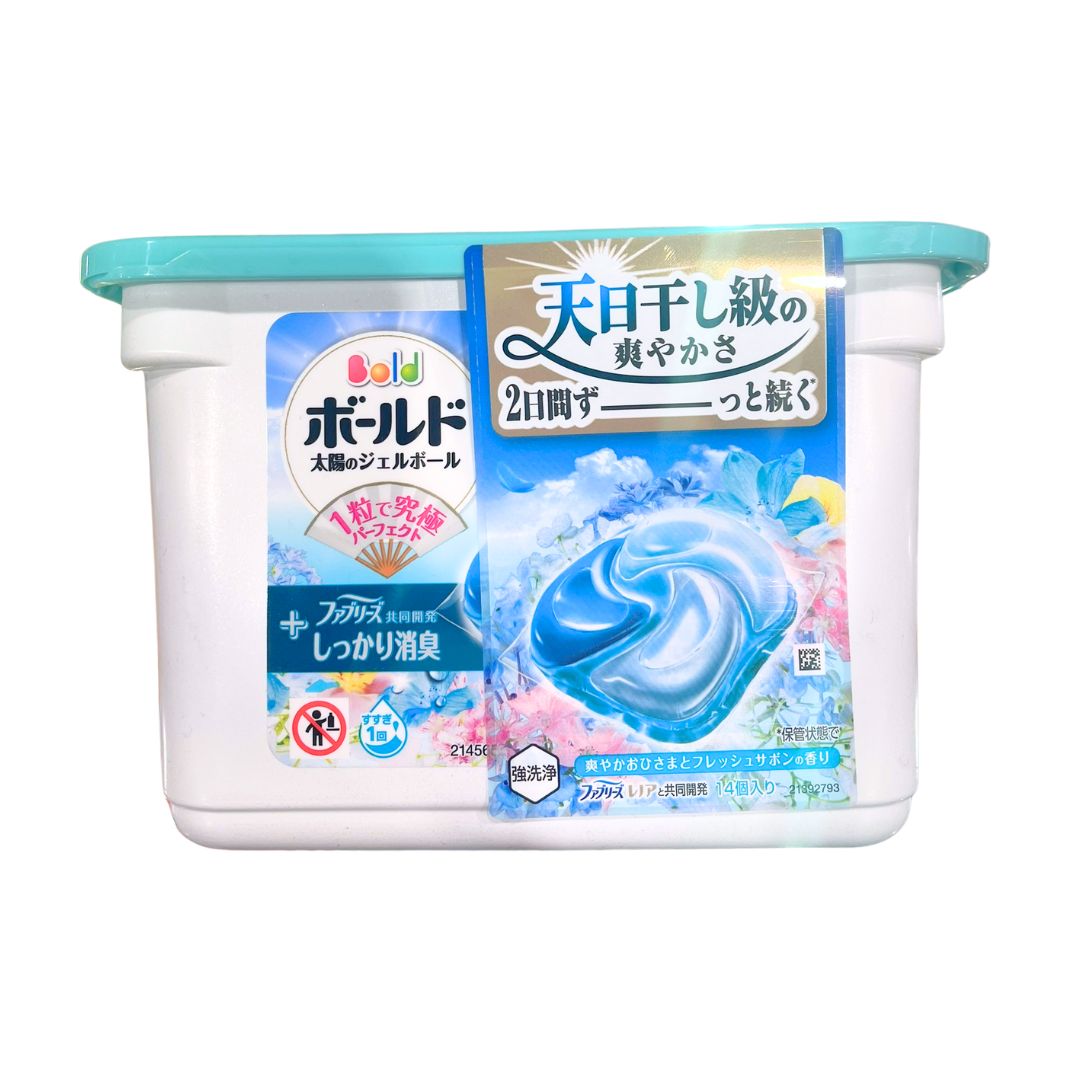 Bold Gel Ball 4D Fresh Sunny Savon Fragrance / Laundry Detergent 14P