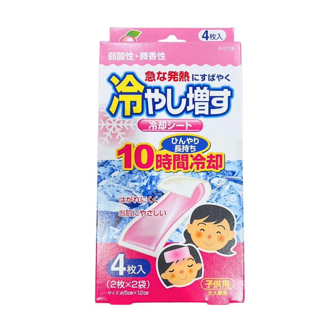 COOLING GEL SHEETS(4 SHEETS)PEACH SCENT 1P