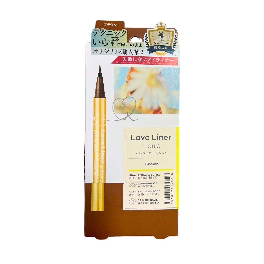 Love Liner Liquid Eyeliner R4 Brown / Eye Liner 1P