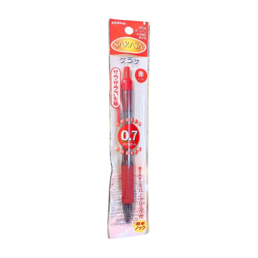 Zebra Gel Ballpoint Pen Sarasa 0.7 Red / Pen 1P
