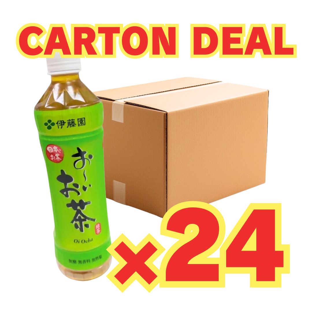 【CARTON DEAL】Oi Ocha / Green Tea 530ml x 24