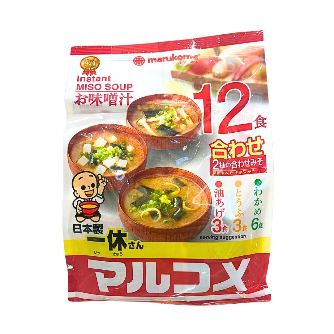 Instant Miso Soup Mix (Sokuseki Ikkyusan Awase 12P) (12P)213G