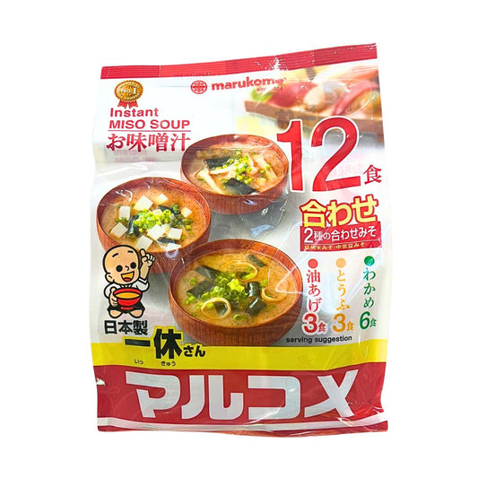 Instant Miso Soup Mix (Sokuseki Ikkyusan Awase 12P) (12P)213G