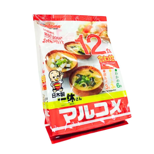 INSTANT MISO SOUP MIX (SOKUSEKI IKKYUSAN AWASE 12p) (12p)213g