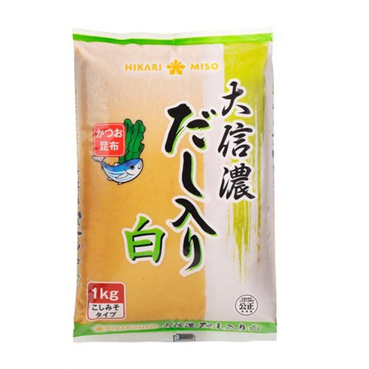 WHITE MISO WITH FISH STOCK - DAI SHINANO / SOY BEAN PASTE 1kg