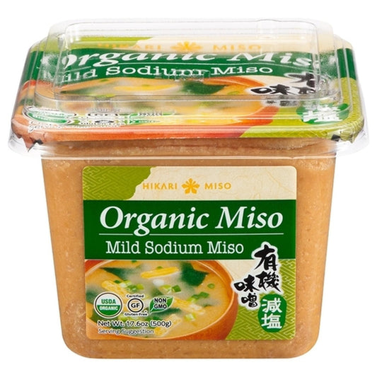 ORGANIC MILD MISO LESS SALT / SOY BEAN PASTE 500g