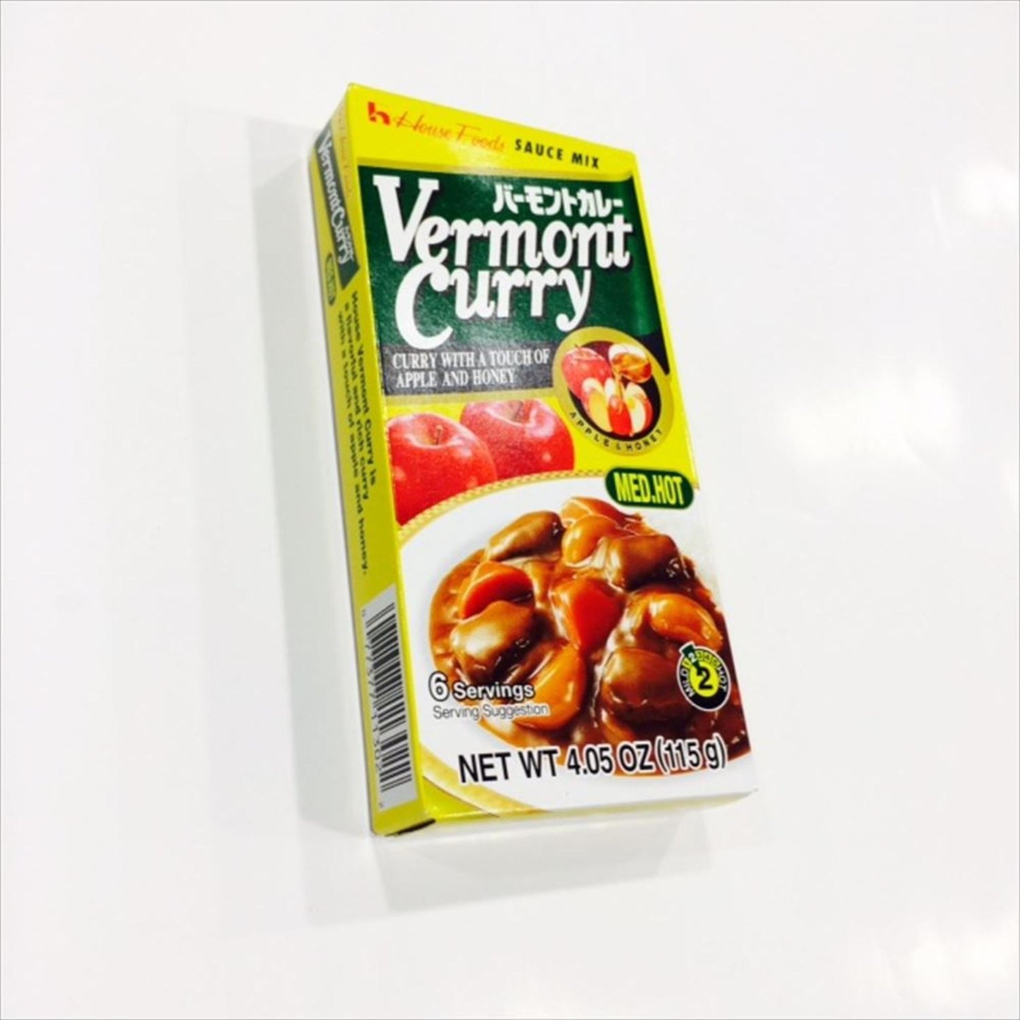 Curry Roux Medium Hot (Vermont Curry) 115G