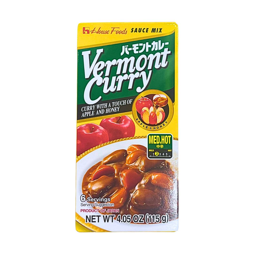 Curry Roux Medium Hot (Vermont Curry) 115G