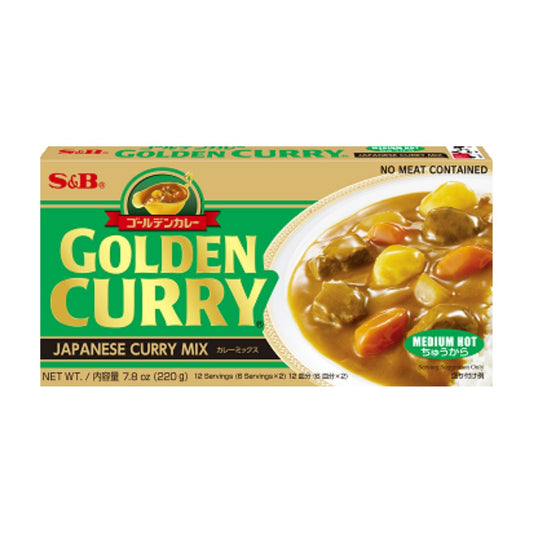 EX GOLDEN CURRY MEDIUM HOT / CURRY ROUX 220g