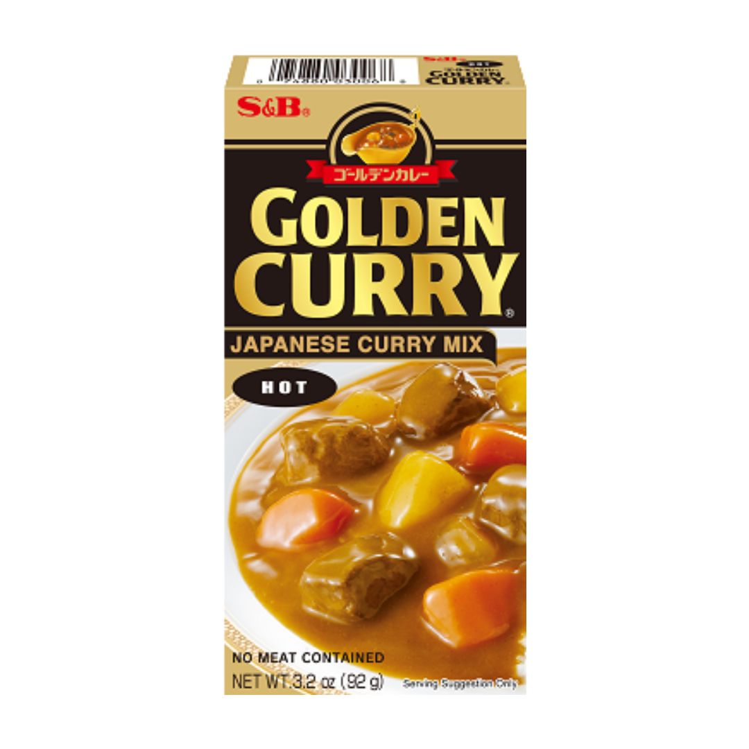 EX GOLDEN CURRY HOT S / CURRY ROUX 92g