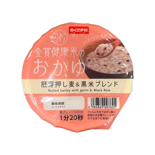 Kinsho Kenkomai Okayu Haiga Oshimugi & Kuromai Blend / Rice Porridge 250G