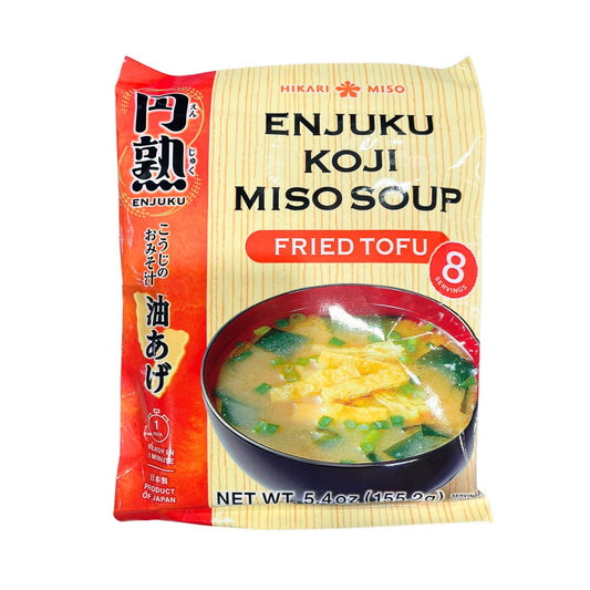 Enjuku Miso Soup 8P Fried Bean Curd / Instant Miso Soup 155.2G
