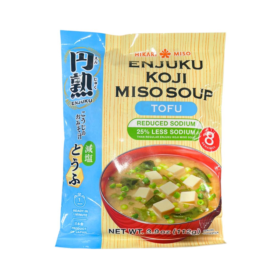 Enjuku Miso Soup Reduced Salt 8P Tofu / Instant Miso Soup 112 G