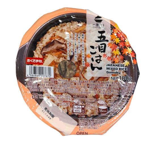 ICHIZEN TAKI GOMOKU GOHAN   / COOKED RICE 180g