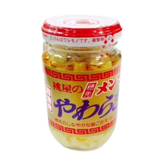 SEASONED BAMBOO SHOOT CHILLI OIL (HOSAKI MENMA YAWARAGI) 115g