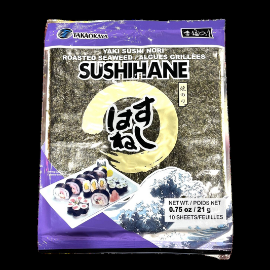 ROASTED SEAWEED GREEN (YAKI NORI SUSHI HANE) 10s
