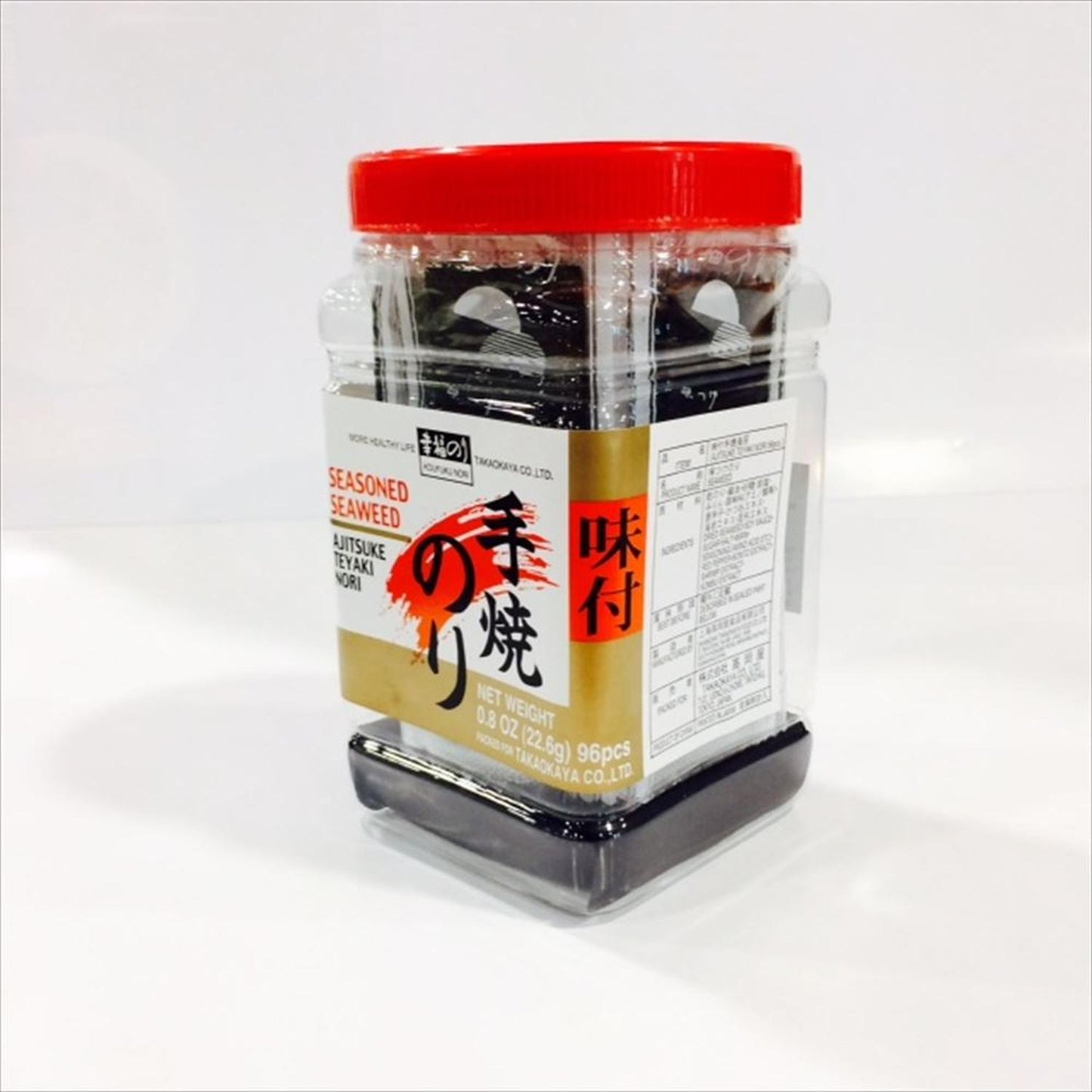 SEASONED ROASTED SEAWEED BOTTLE 96 sheets