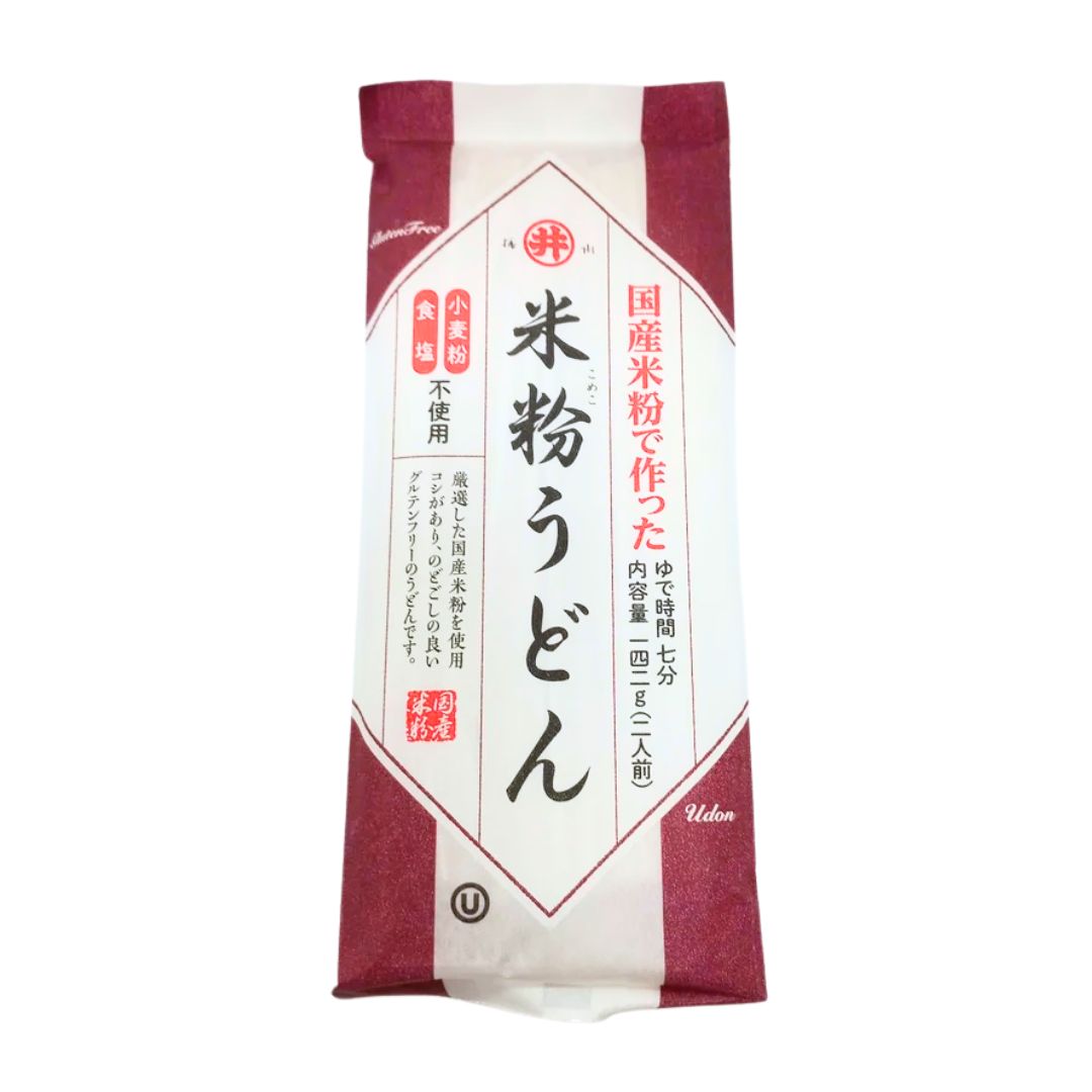 DRIED NOODLE (RICE FLOUR UDON) 142g