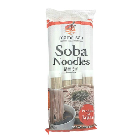 mama san Dried Soba Noodles 320g
